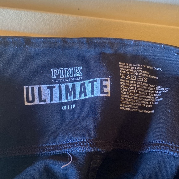 Pink black leggings - Picture 2 of 2